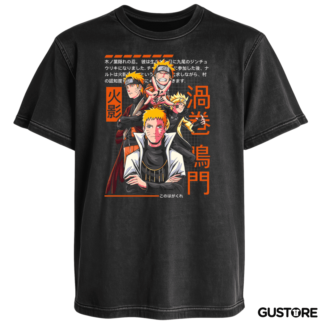 Polera desgastada Narutolution