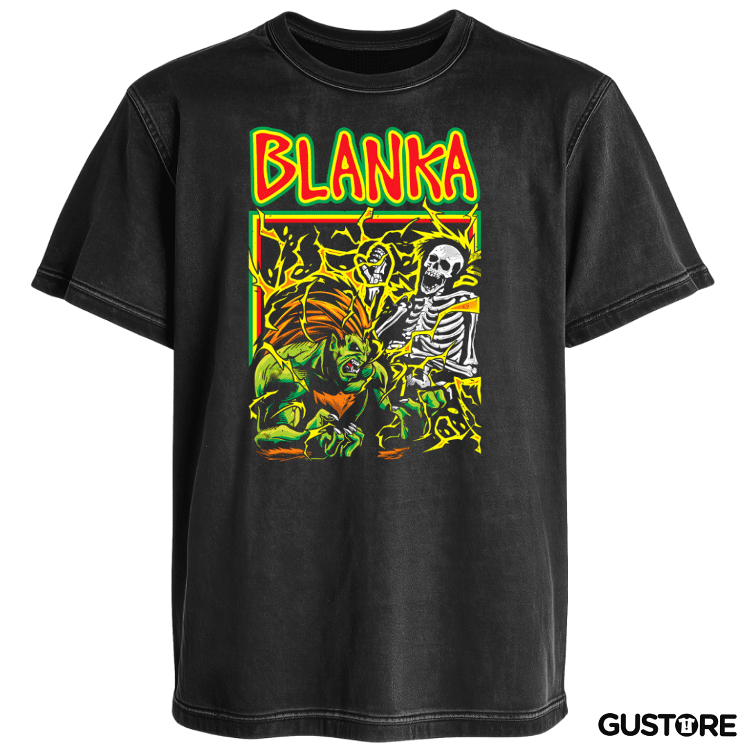 Polera desgastada Blanka Brain