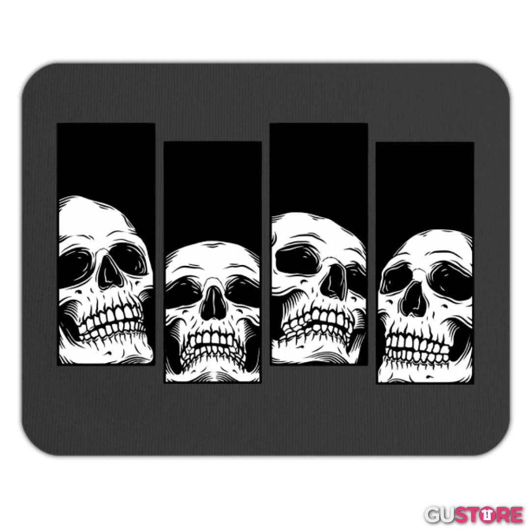 Mousepad Black Flag skull