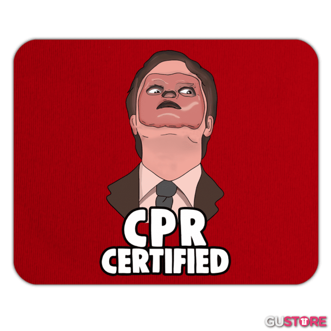 Mousepad CPR certified