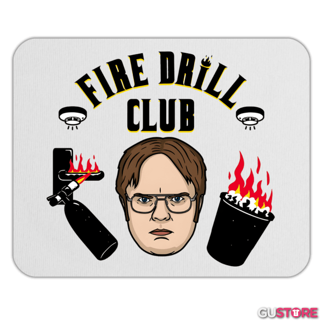 Mousepad Fire Drill Club