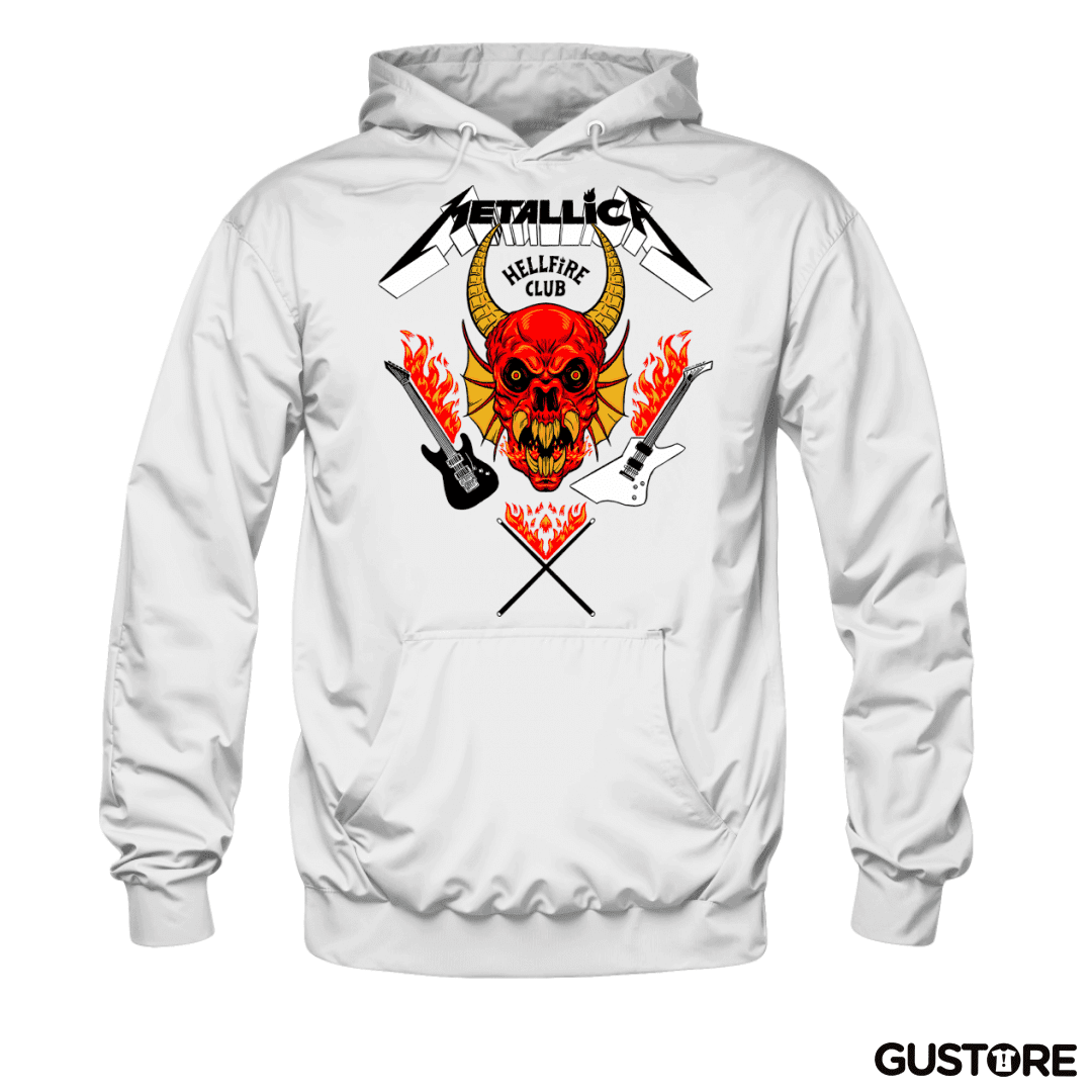 Polerón Canguro Metallica Hellfire Club W