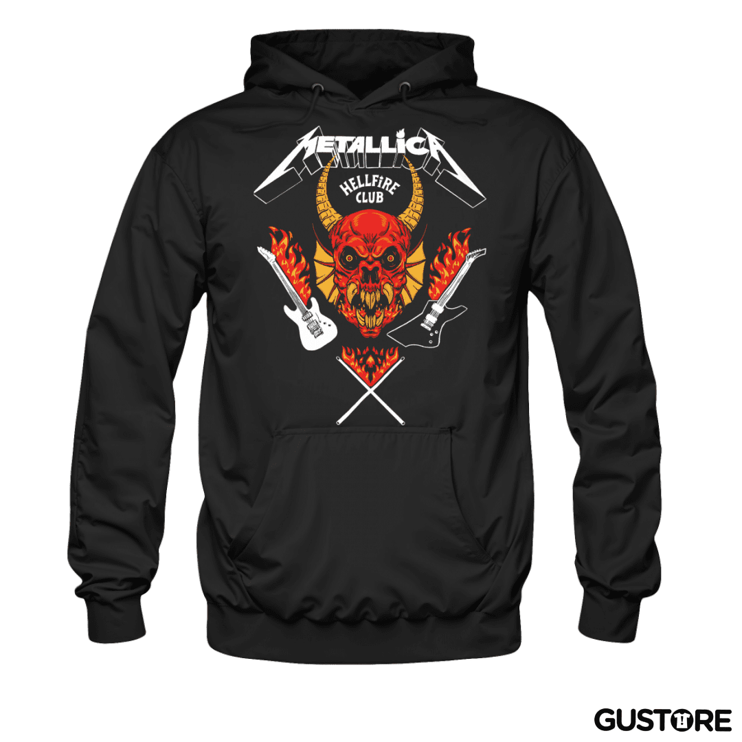 Polerón Canguro Metallica Hellfire Club B
