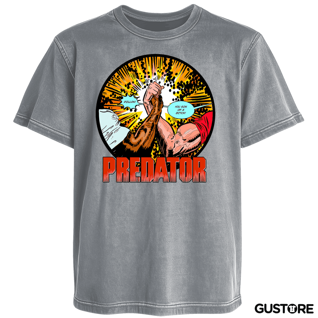 Polera desgastada Dillon Predator