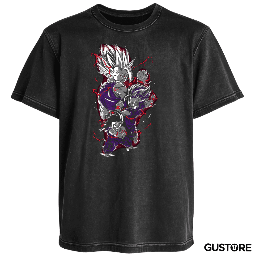 Polera desgastada Son Gohan Beast