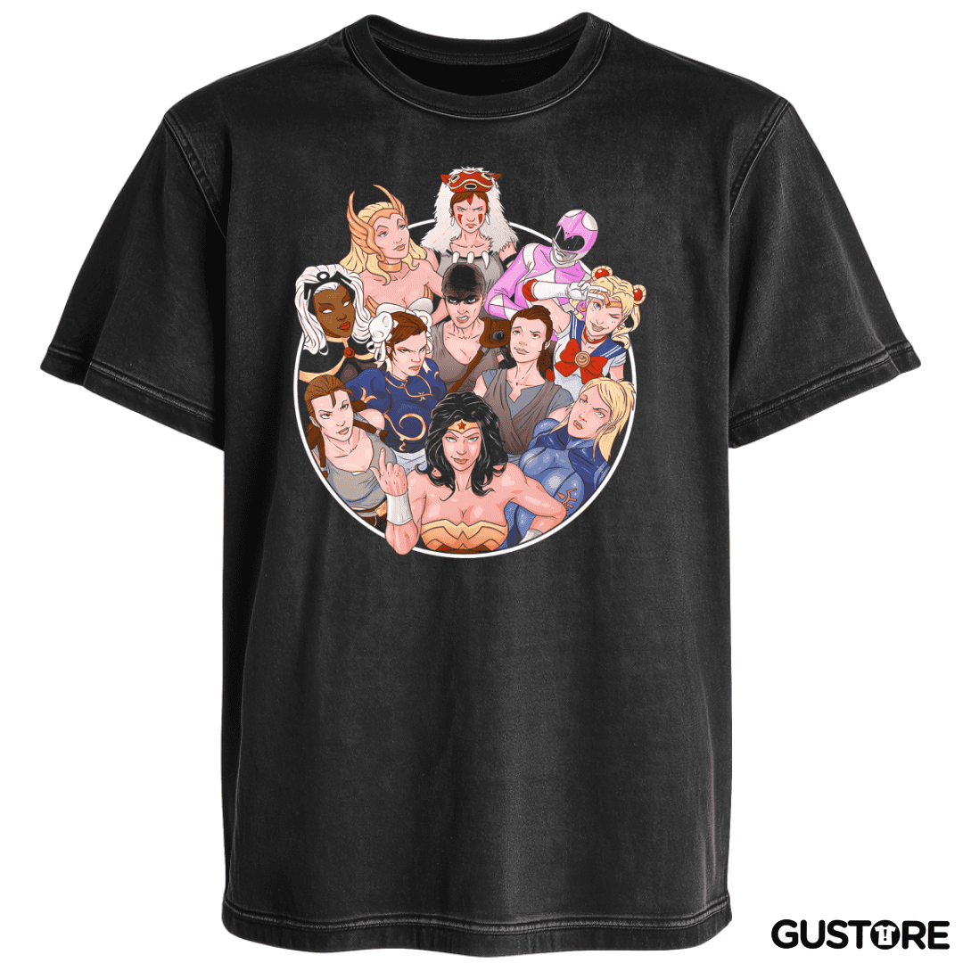 Polera desgastada Poderosas