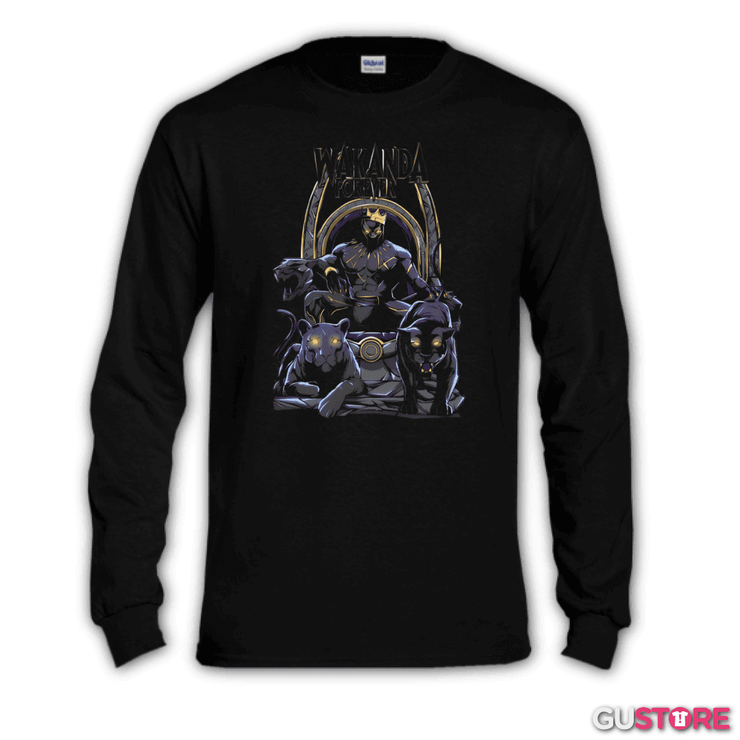 Polera manga larga Wakanda Forever