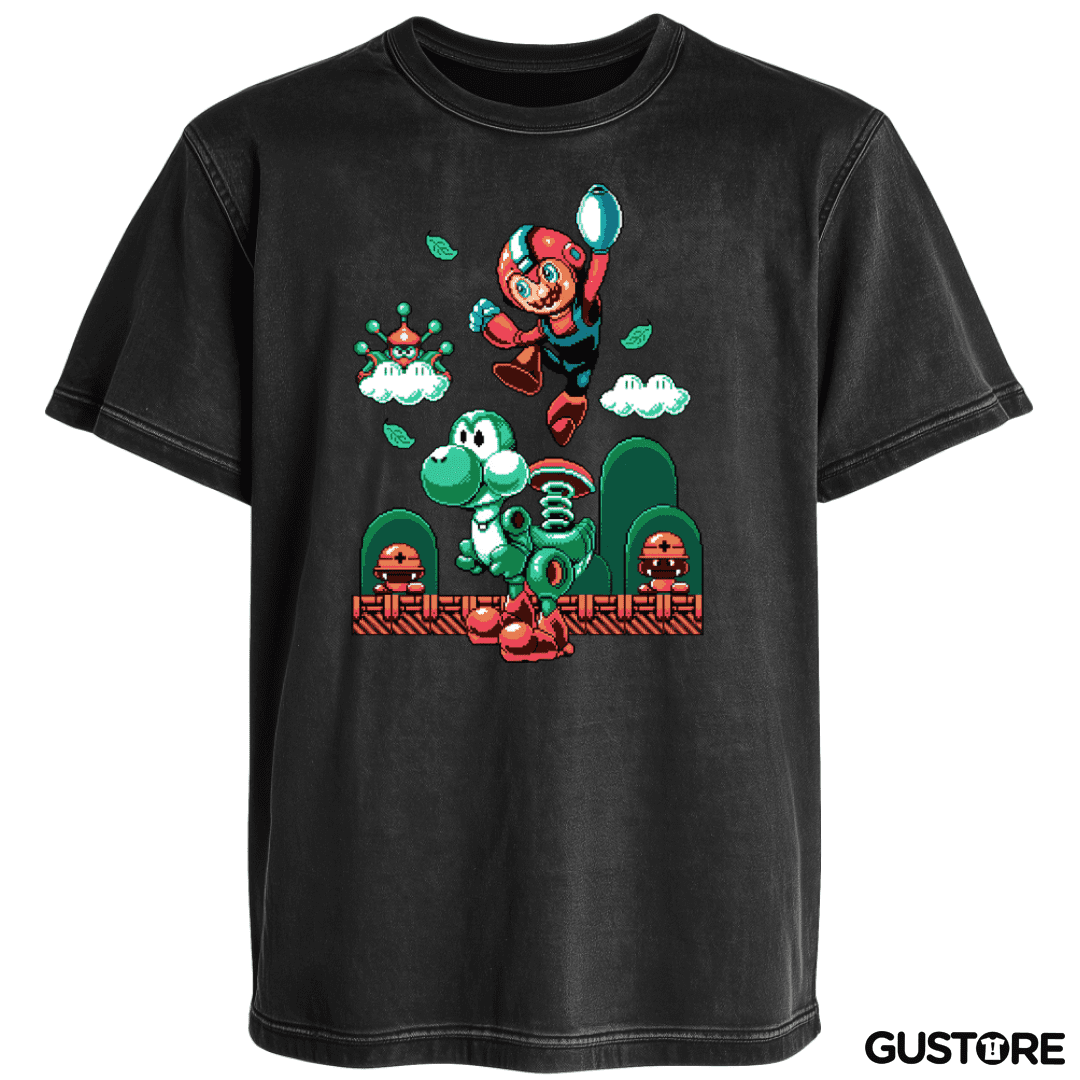 Polera desgastada MegaBros