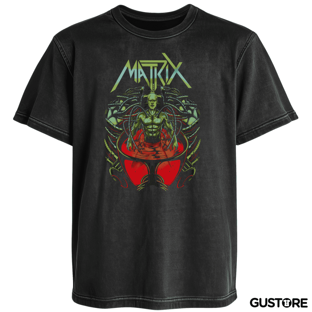 Polera desgastada Matrix