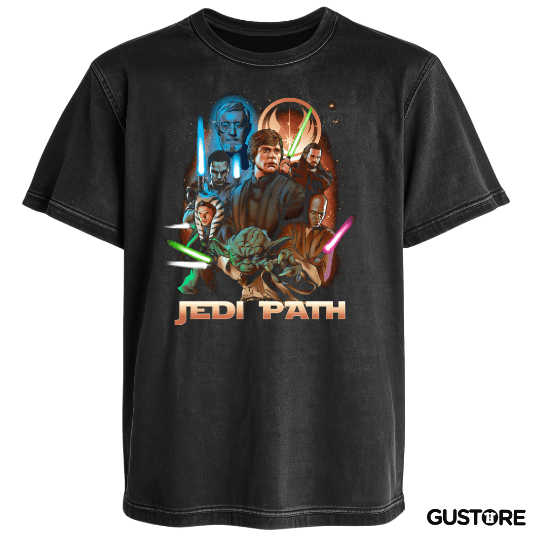 Polera desgastada Jedi Path