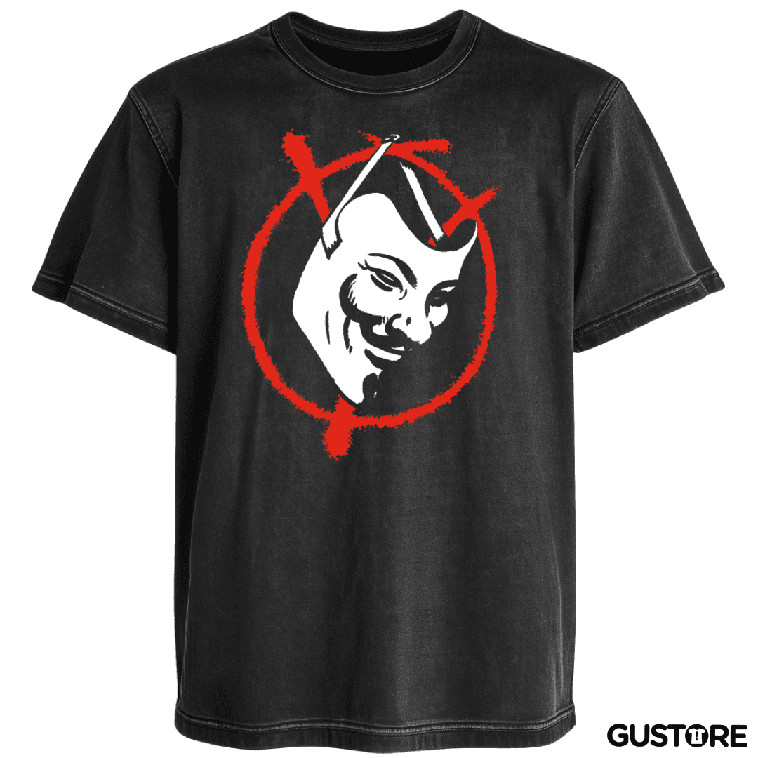 Polera desgastada Máscara de la Venganza