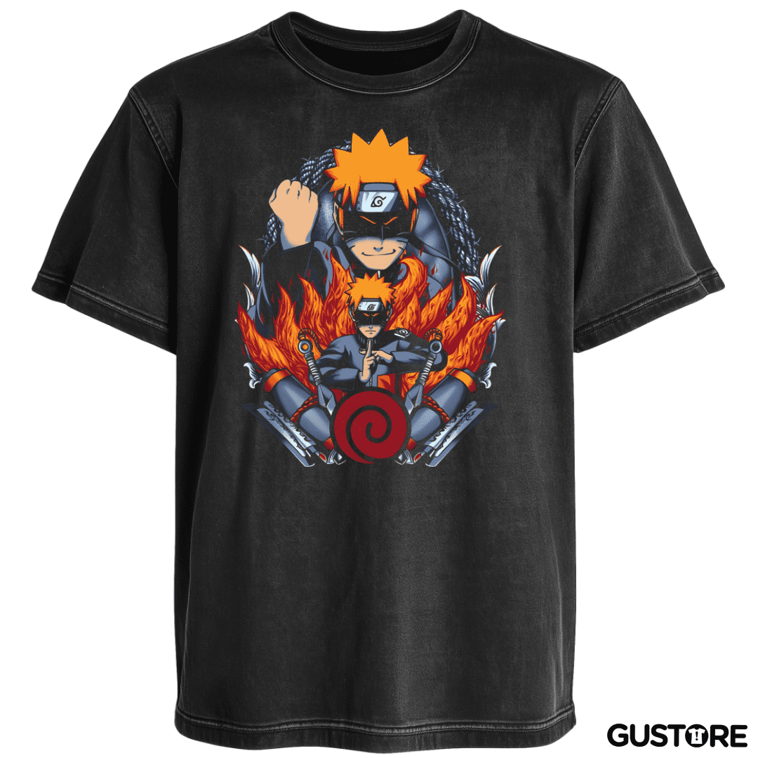 Polera desgastada Naruto Uzumaki