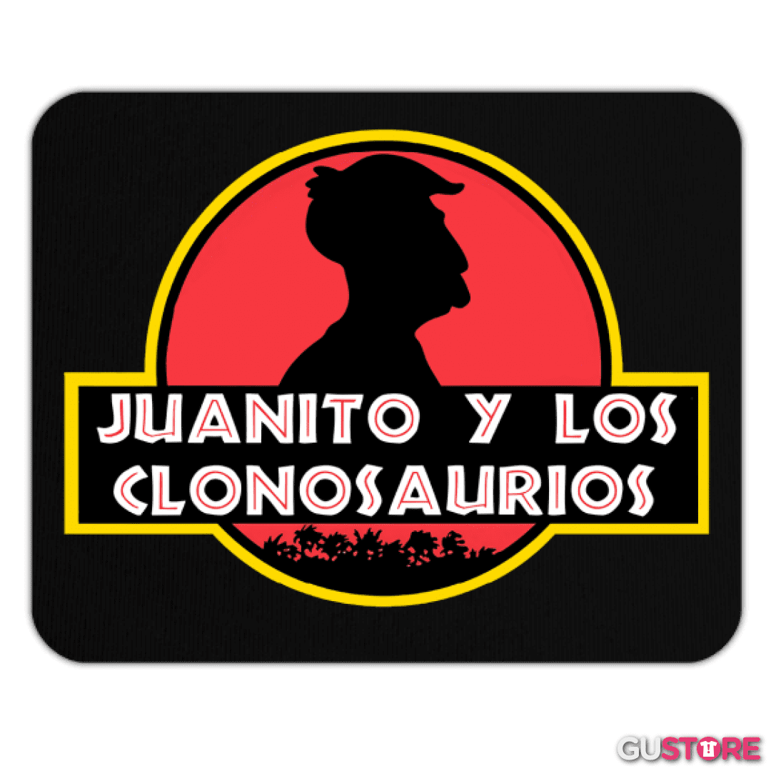 Mousepad Juanito y los clonosaurios