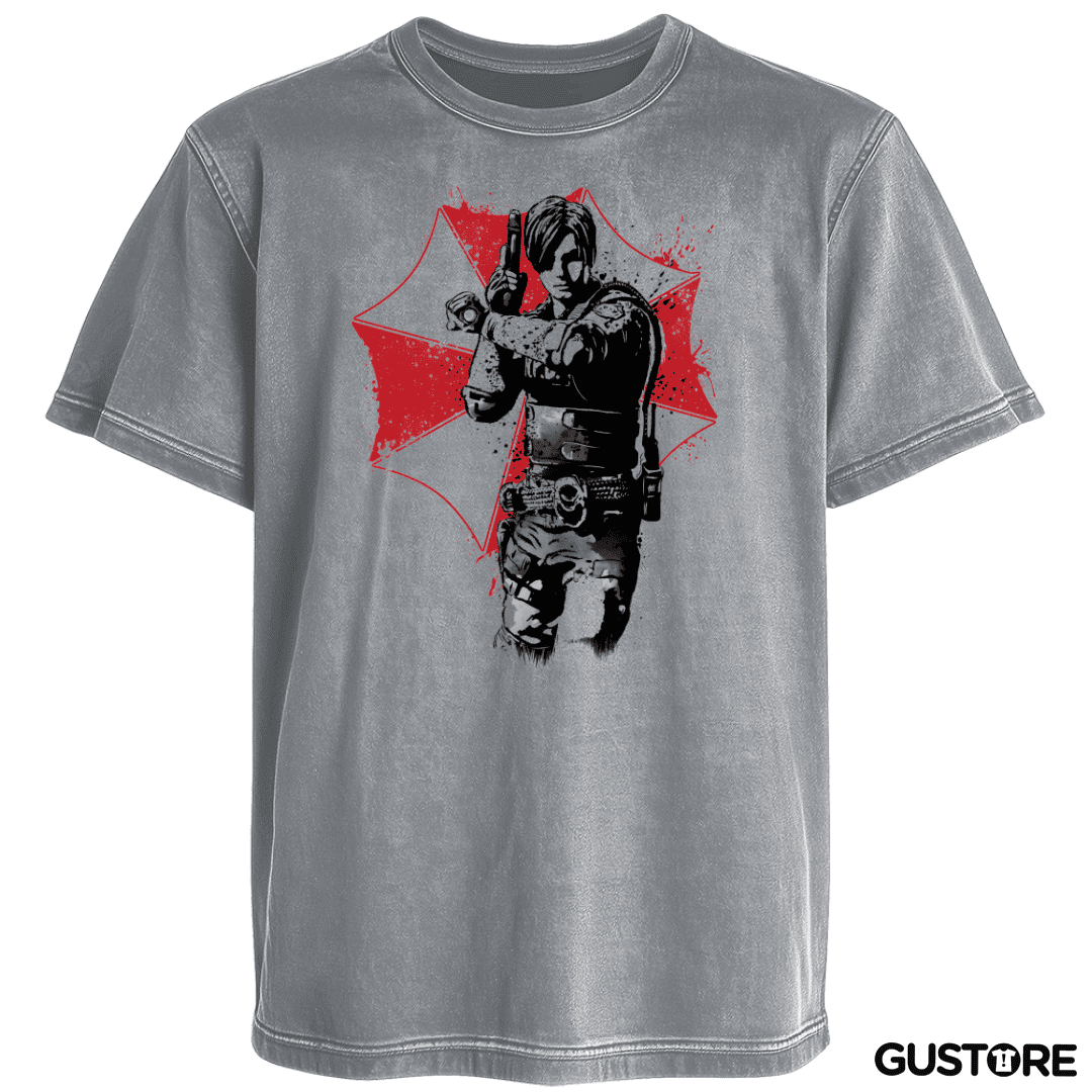 Polera desgastada Leon Scott Kennedy