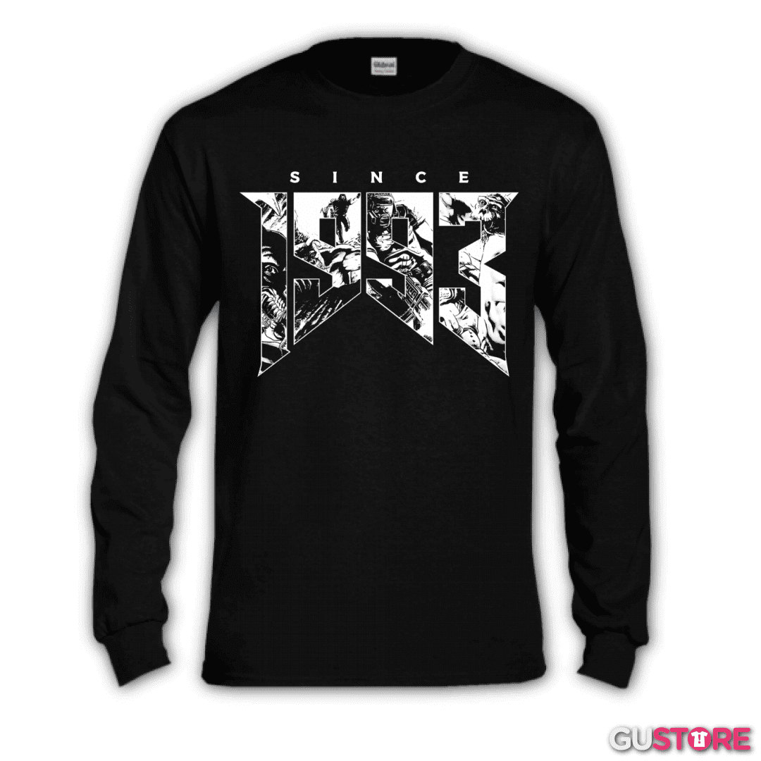 Polera manga larga Doom 1993 