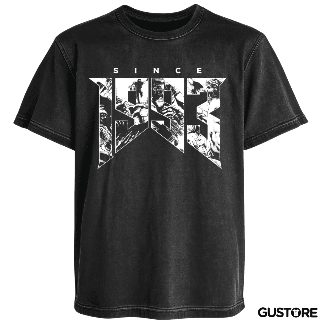 Polera desgastada Doom 1993 