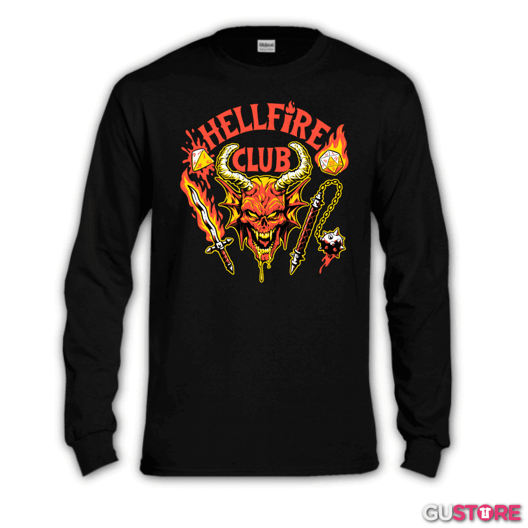 Polera manga larga Satanic Hellfire Club
