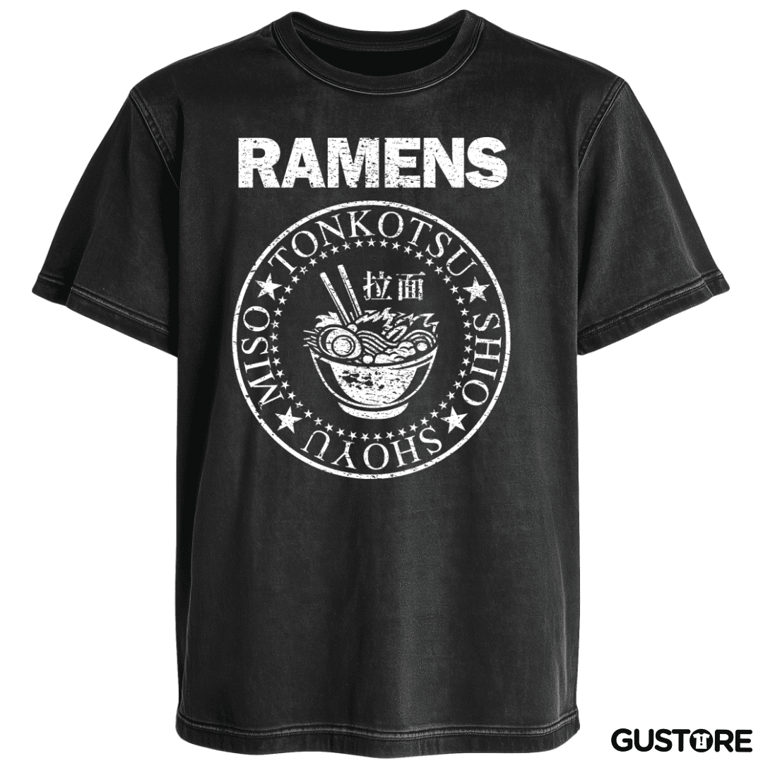 Polera desgastada Ramens