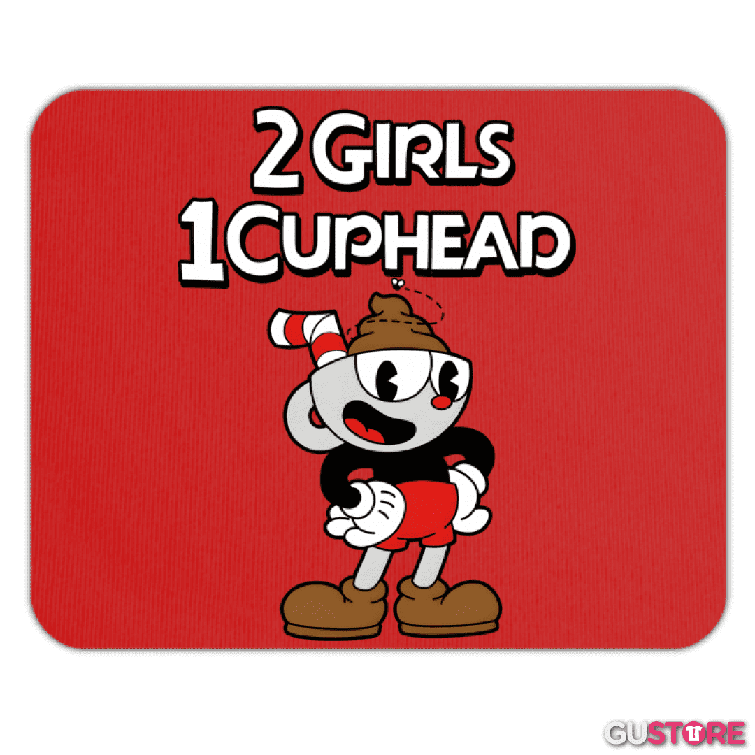 Mousepad 2 Girls 1 Cuphead