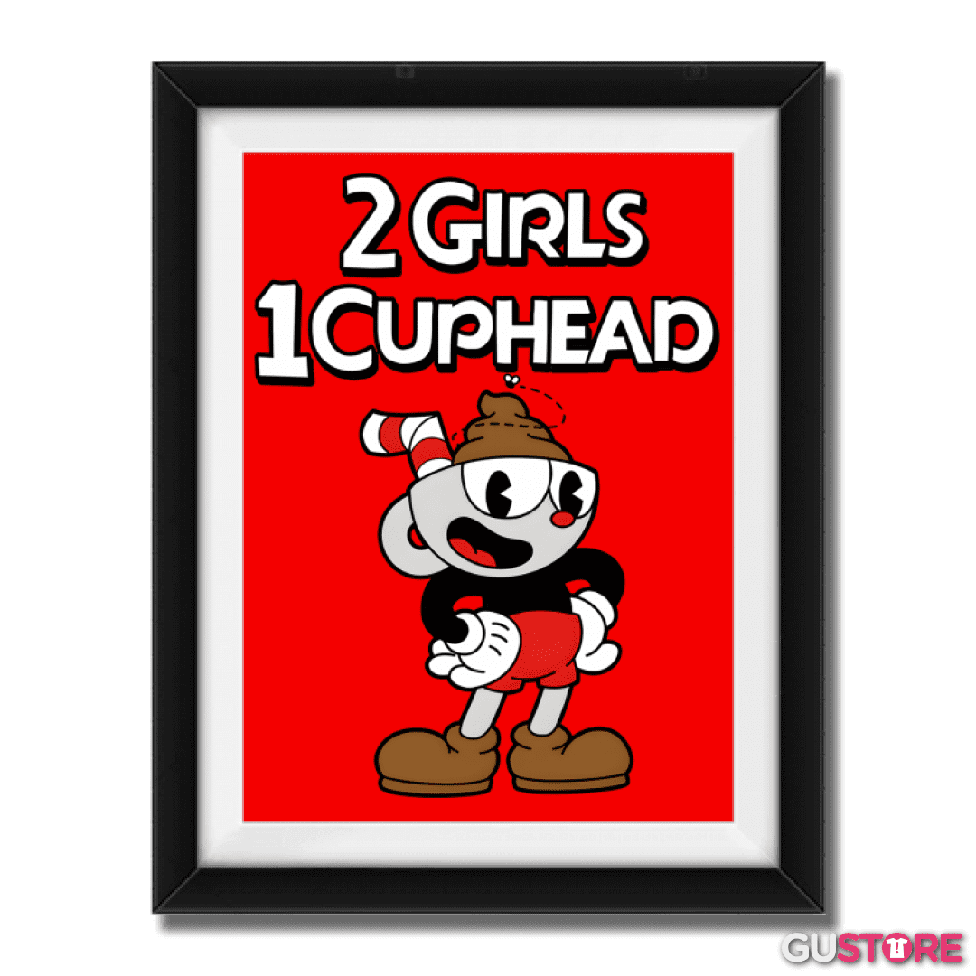Cuadro decorativo 2 Girls 1 Cuphead