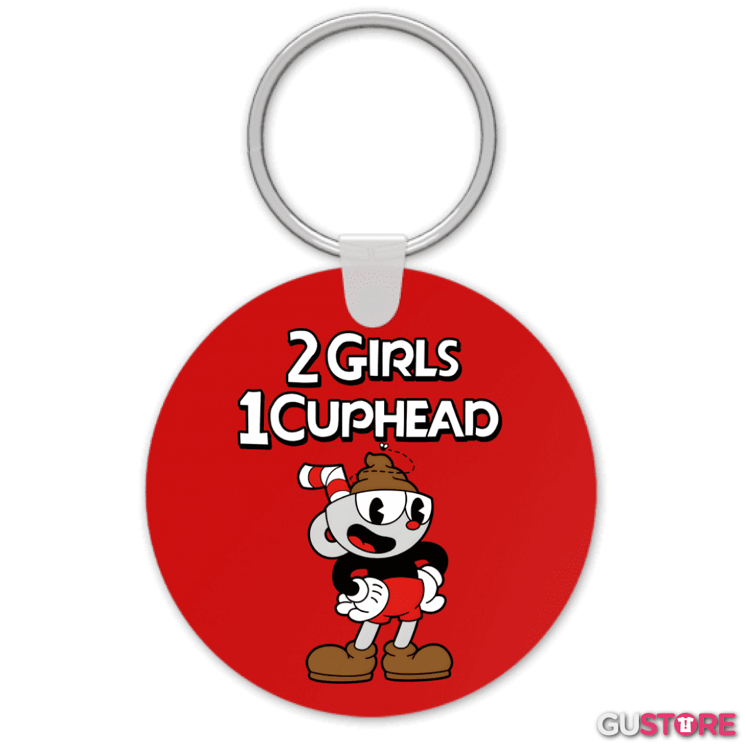 Llavero 2 Girls 1 Cuphead