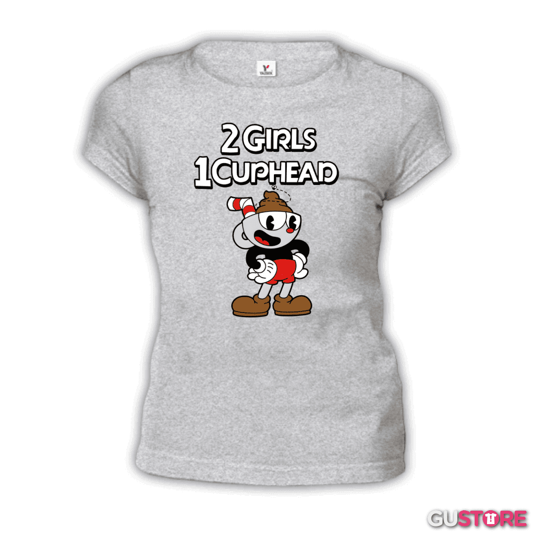 Polera de Mujer 2 Girls 1 Cuphead