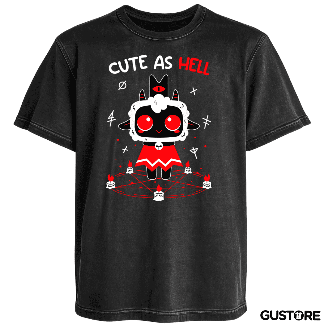 Polera desgastada Cute as Hell