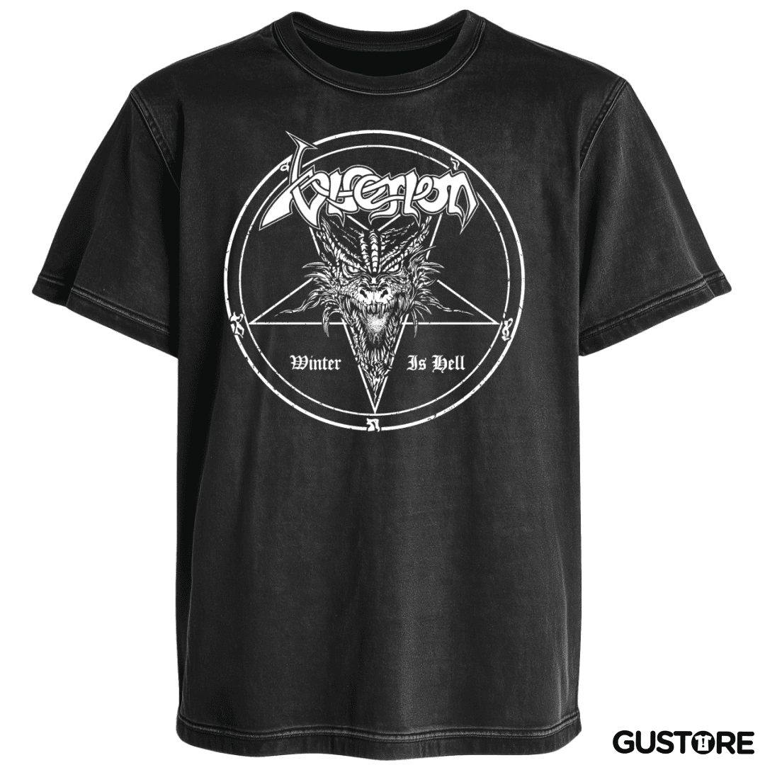 Polera desgastada Winter is Hell