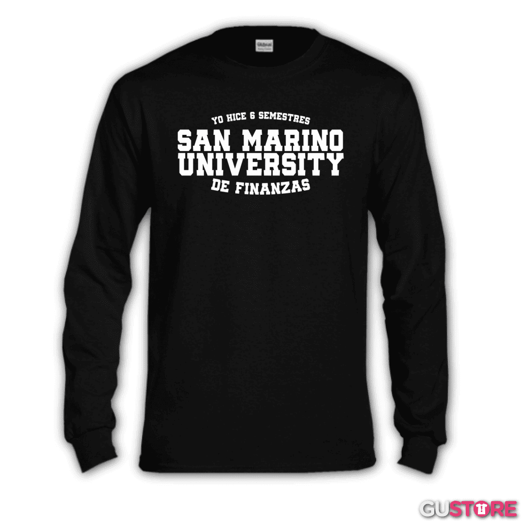 Polera manga larga San marino university