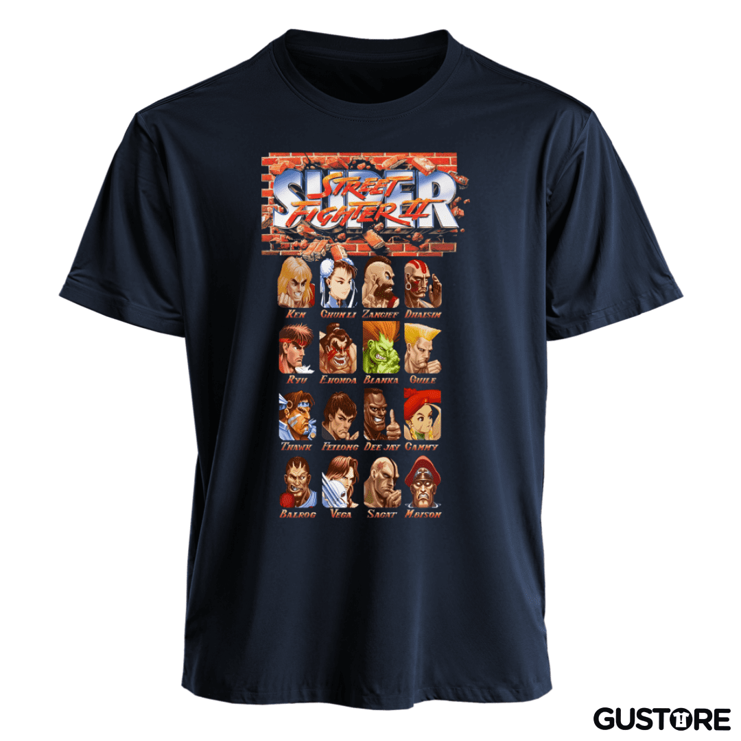 Polera Super Street Fighter II