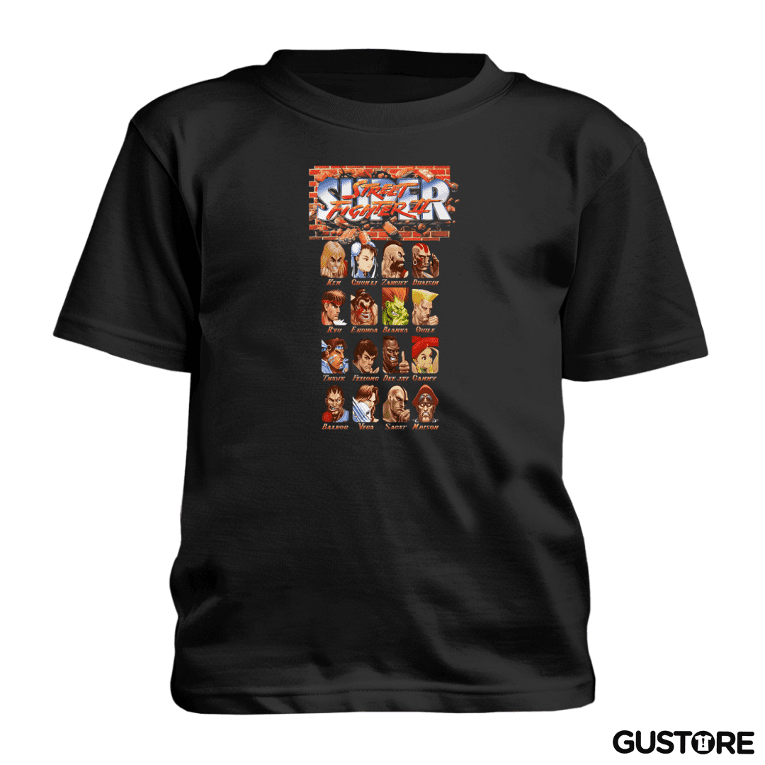 Polera de niño Super Street Fighter II