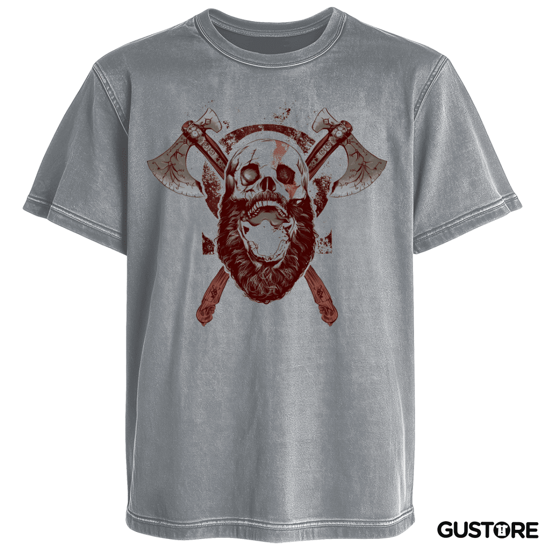Polera desgastada Kratos Vikingo 2
