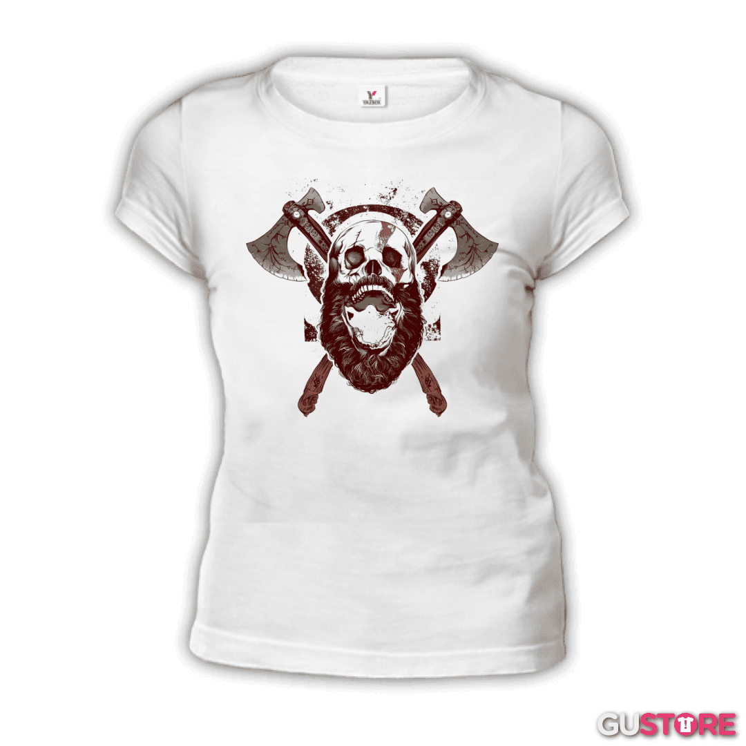 Polera de Mujer Kratos Vikingo 2