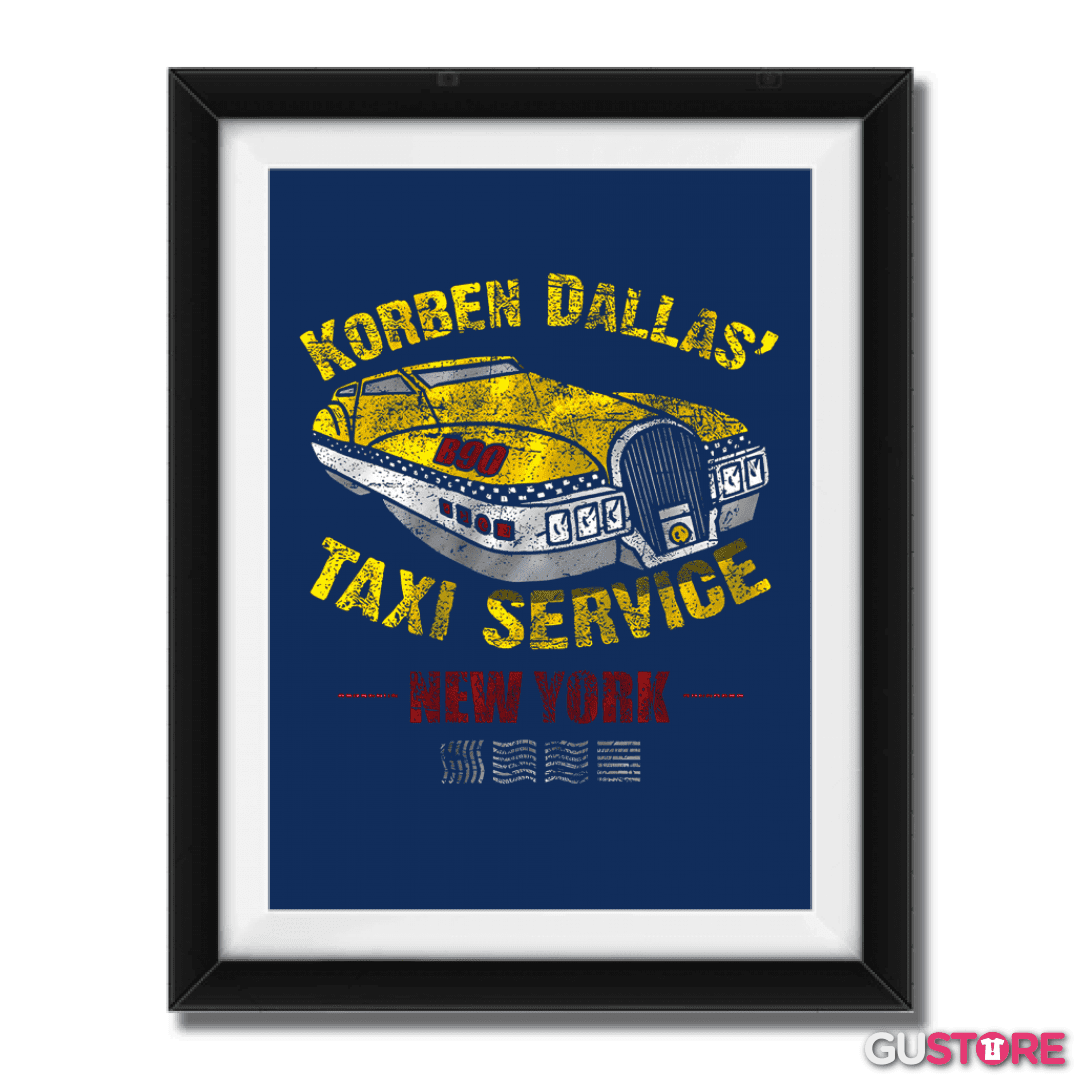 Cuadro decorativo Korben Dallas taxi service