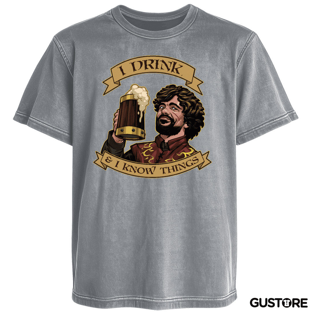 Polera desgastada I drink