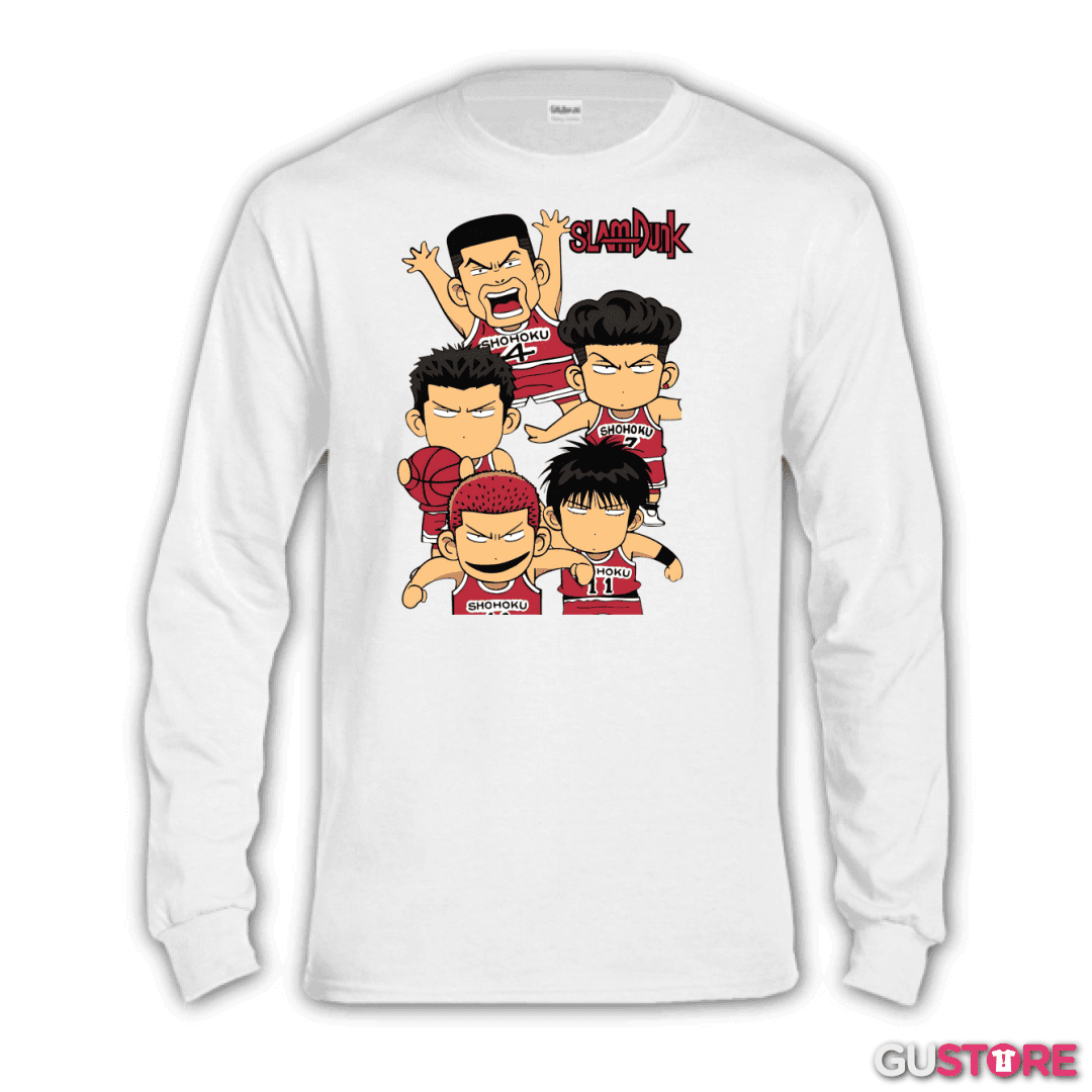 Polera manga larga Shohoku Slam Dunk