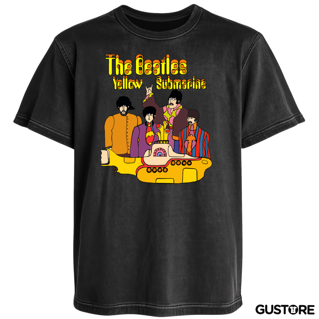 Polera desgastada Yellow Submarine