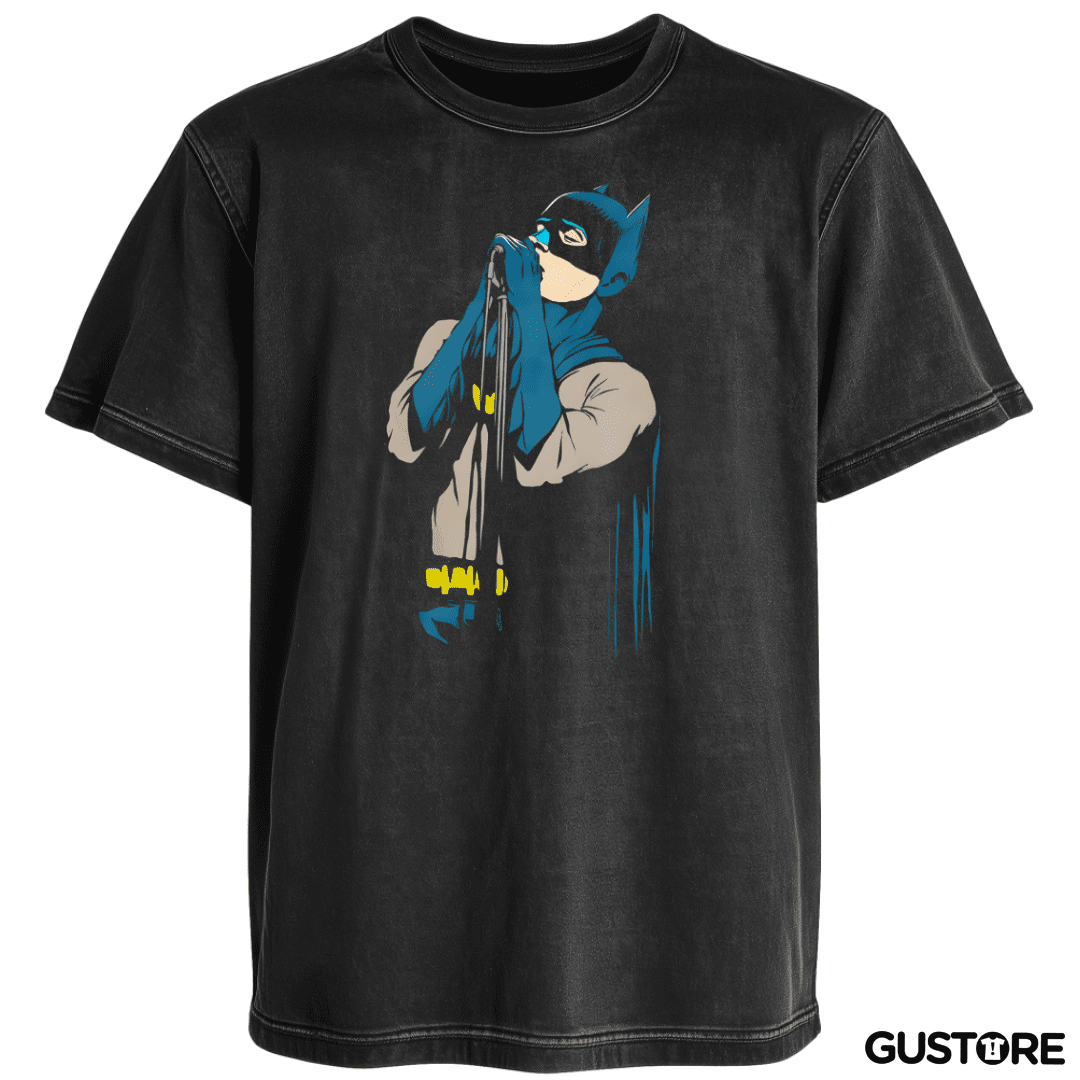 Polera desgastada Batcurtis