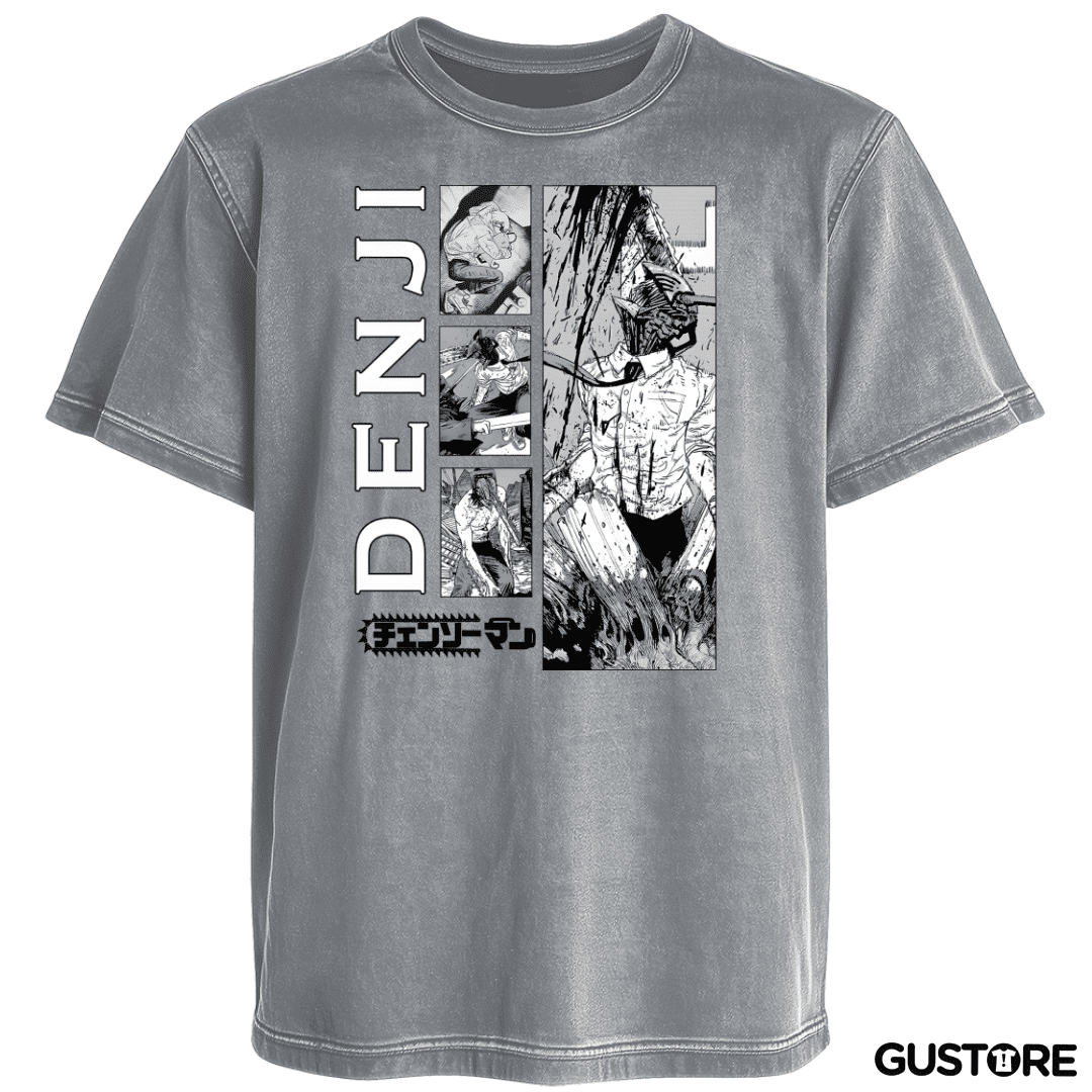 Polera desgastada Demonio Denji