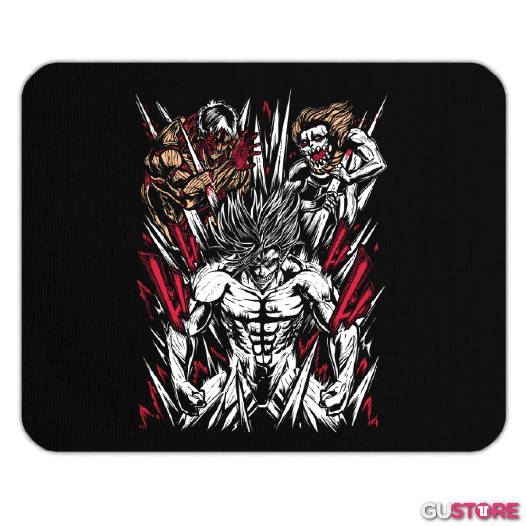 Mousepad Eren x Reiner x Galliard