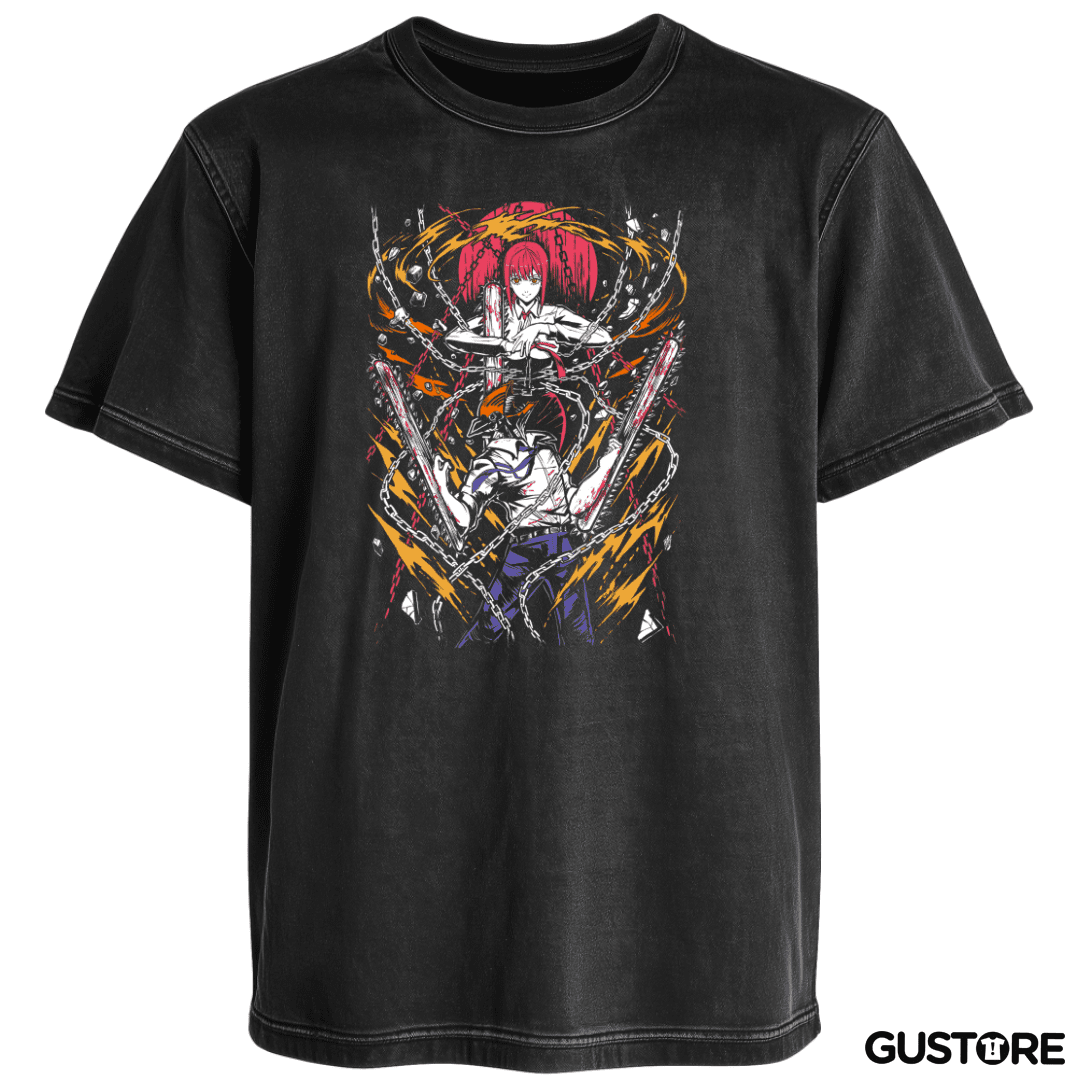 Polera desgastada Makima Control Denji