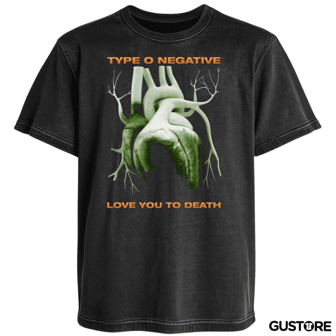 Polera desgastada Love You to Death