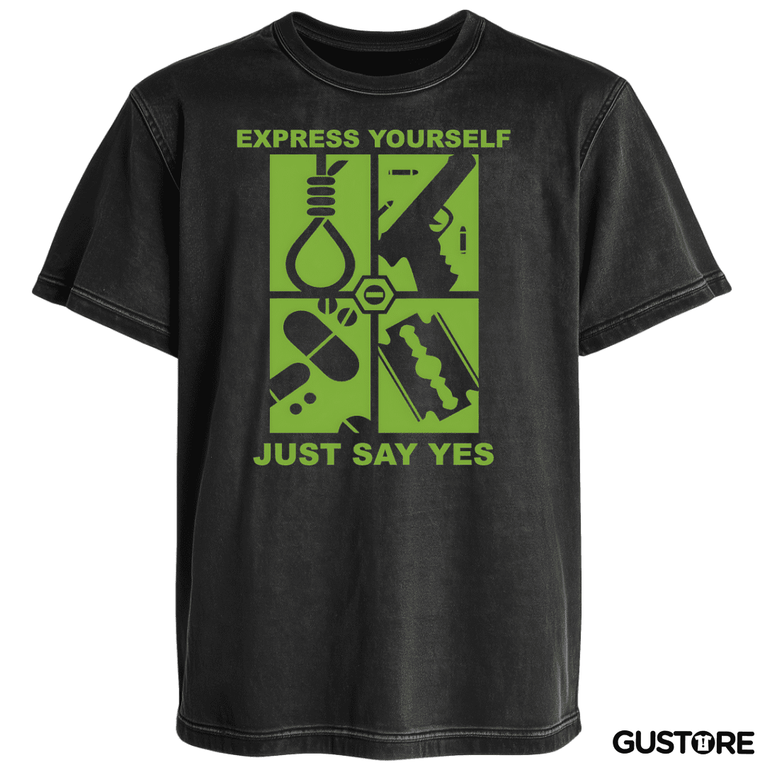 Polera desgastada Just Say Yes