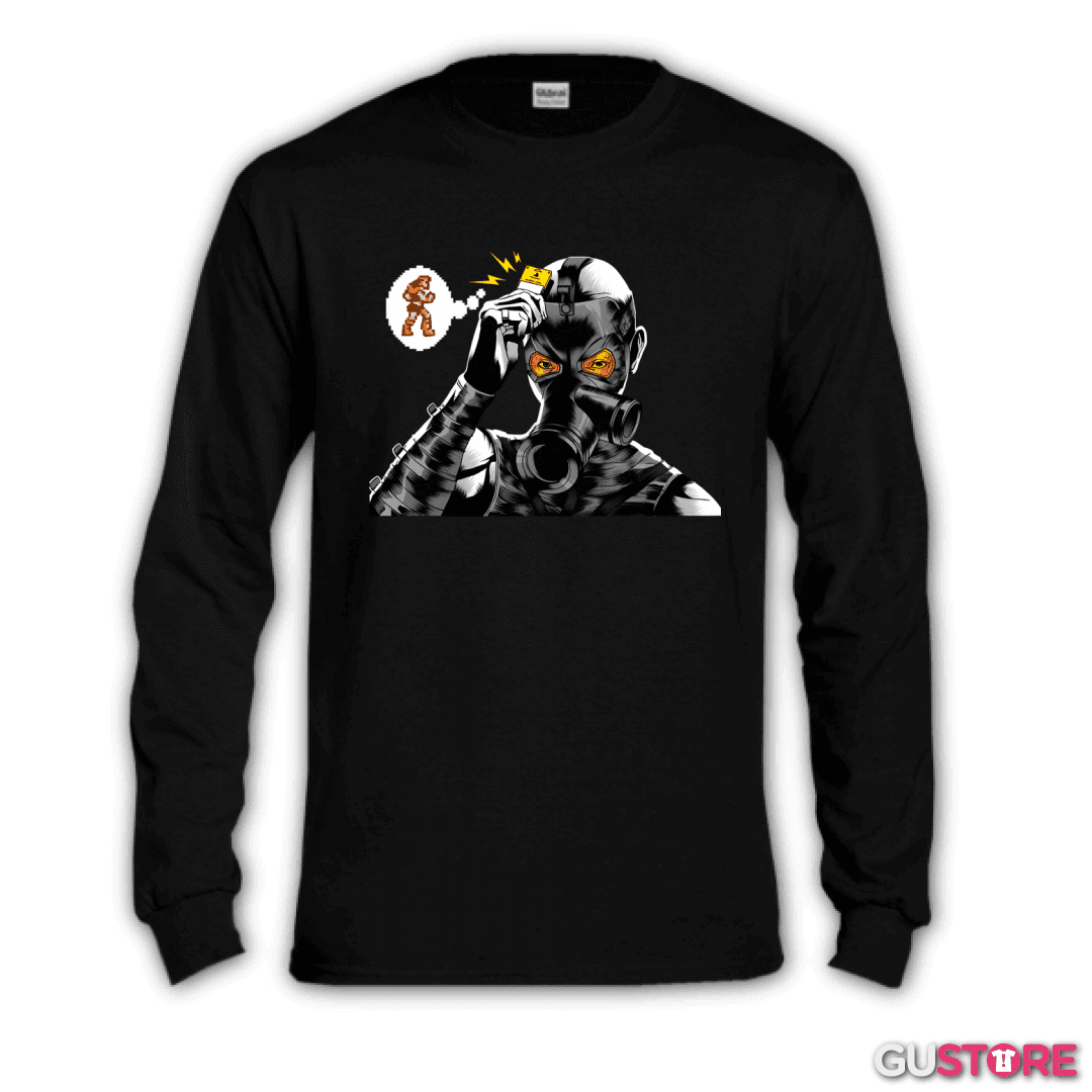 Polera manga larga Psycho Memory Card
