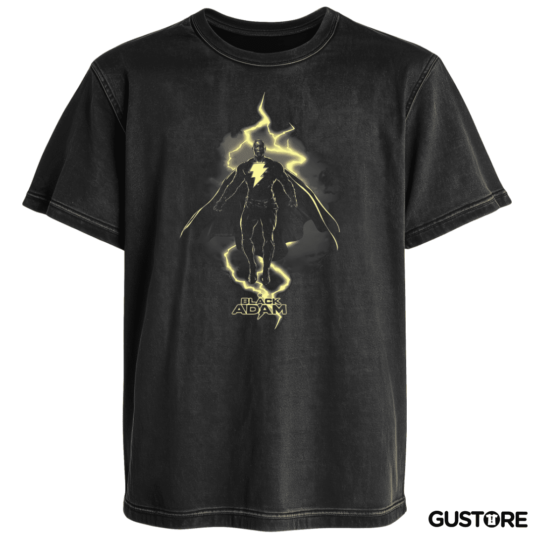 Polera desgastada Black Adam I