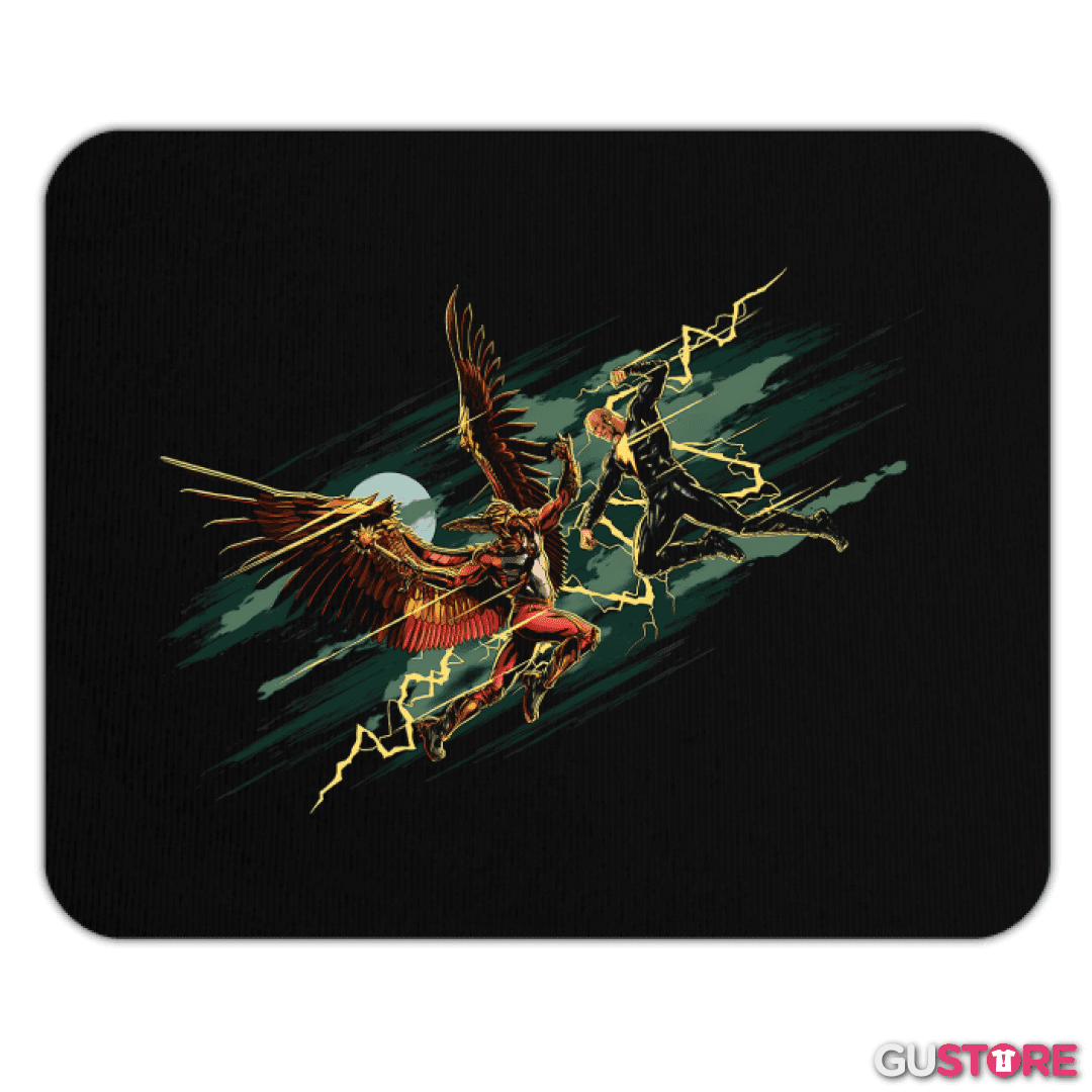 Mousepad Black Adam vs Hombre Halcón