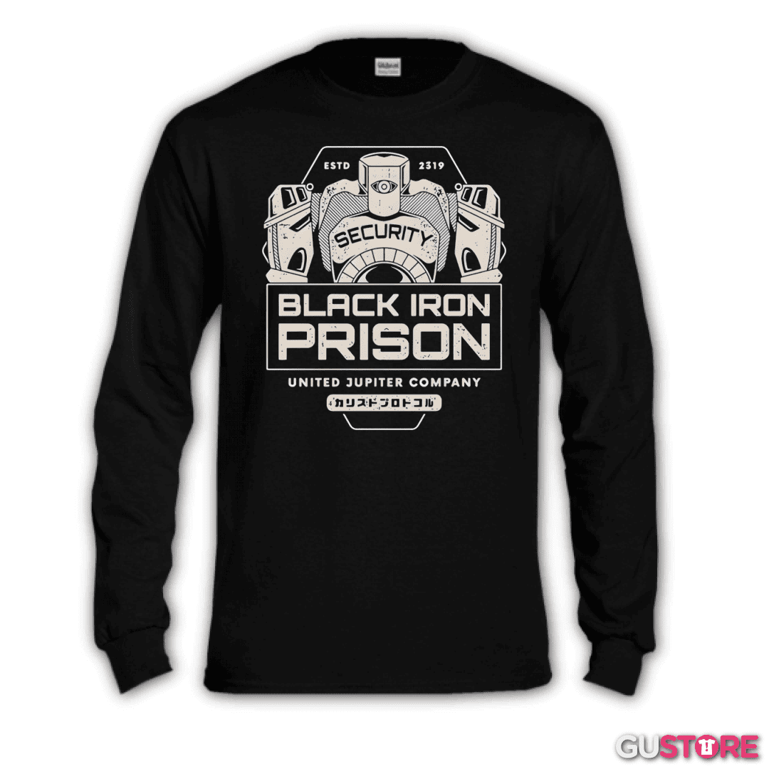 Polera manga larga Black Iron Prison