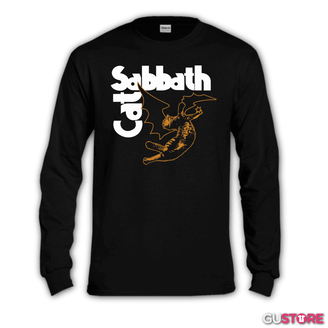Polera manga larga Fallen Cat