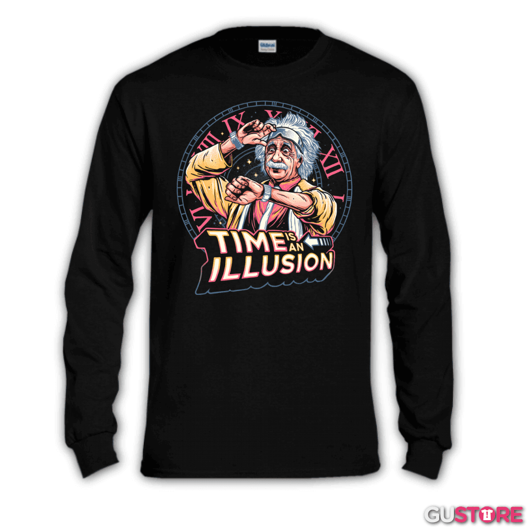Polera manga larga El Tiempo es una Ilusión