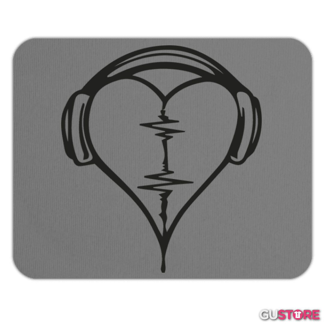 Mousepad Heart Music